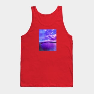 Sunrise over the ocean Tank Top